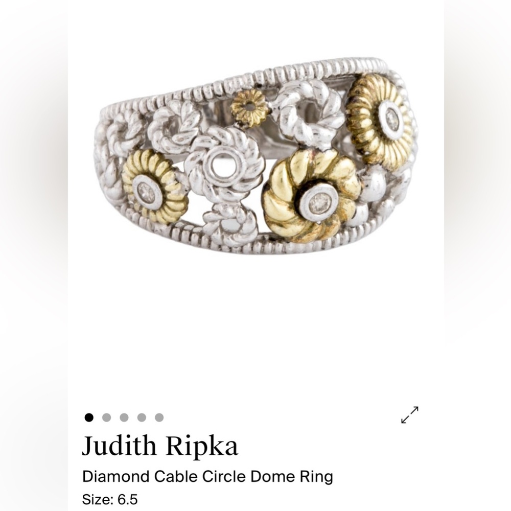 Judith Ripka 18k/Diamonds - Picture 8 of 9